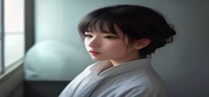 数据分析师王浩，男性，屏幕前分析数据，专业技术感